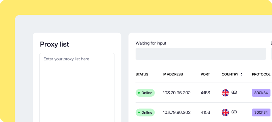 Geonode Proxy Checker